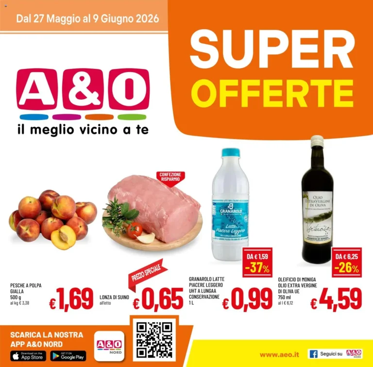 A&O Supermercato Volantino dal 27.05.2026