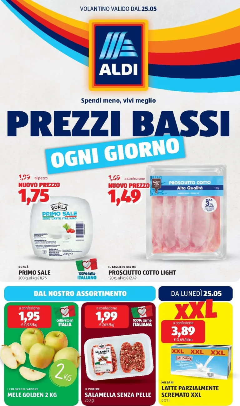 Aldi Volantini dal 25.05.2026