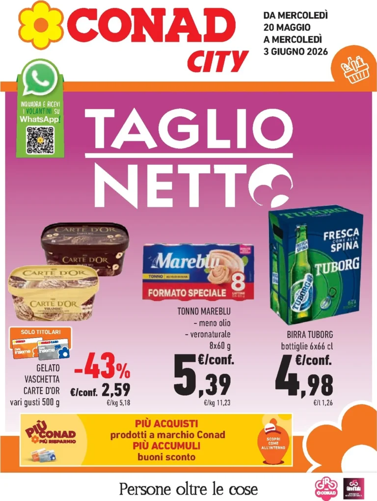 Conad Volantini dal 20.05.2026
