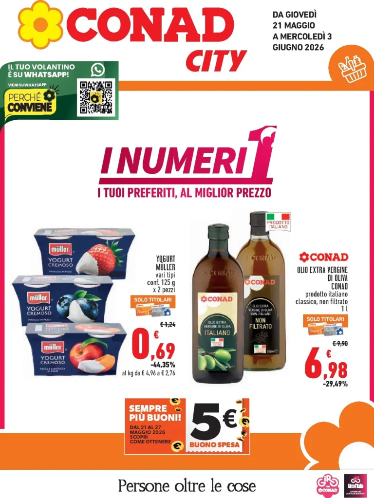 Conad Volantini dal 21.05.2026