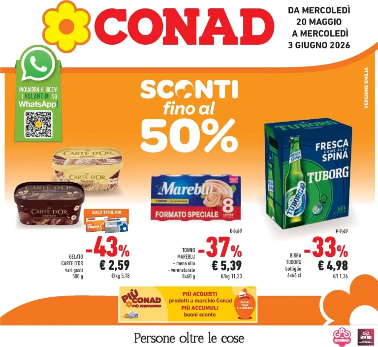 Conad Volantini dal 25.05.2026