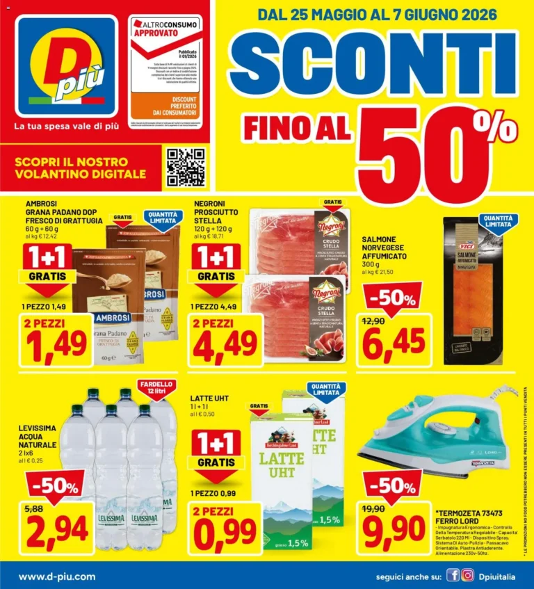 D Più Volantino dal 25.05.2026