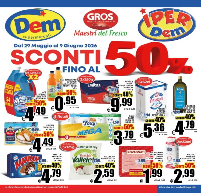 DEM Volantini dal 29.05.2026