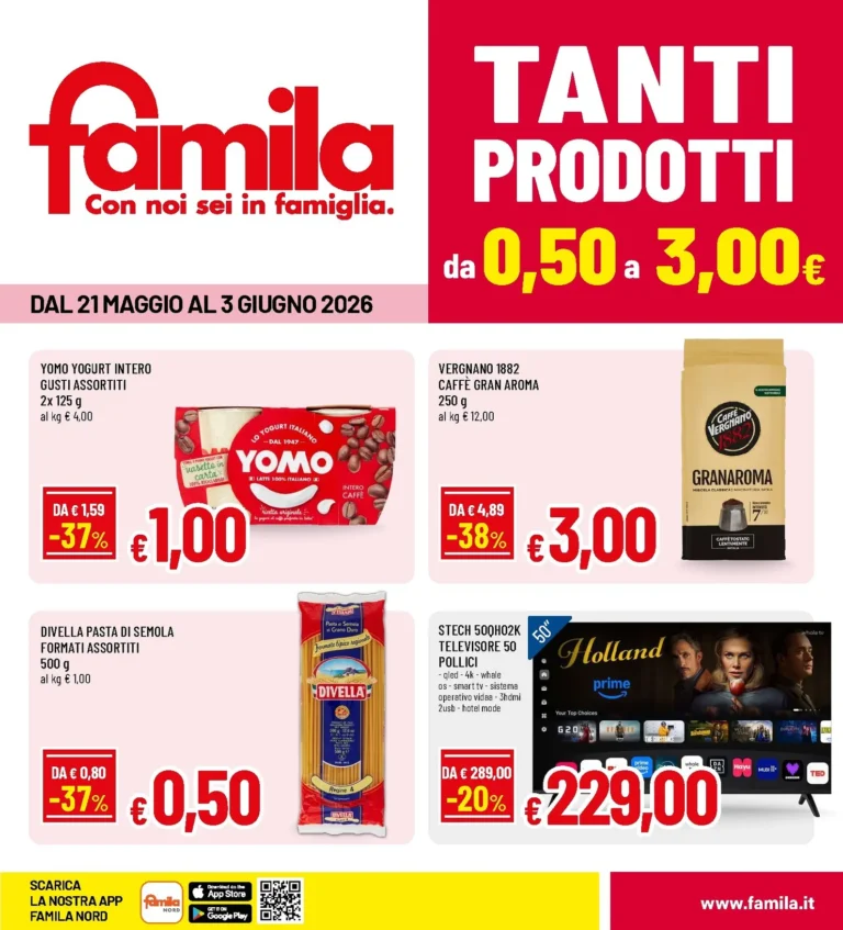 Famila Volantini dal 21.05.2026
