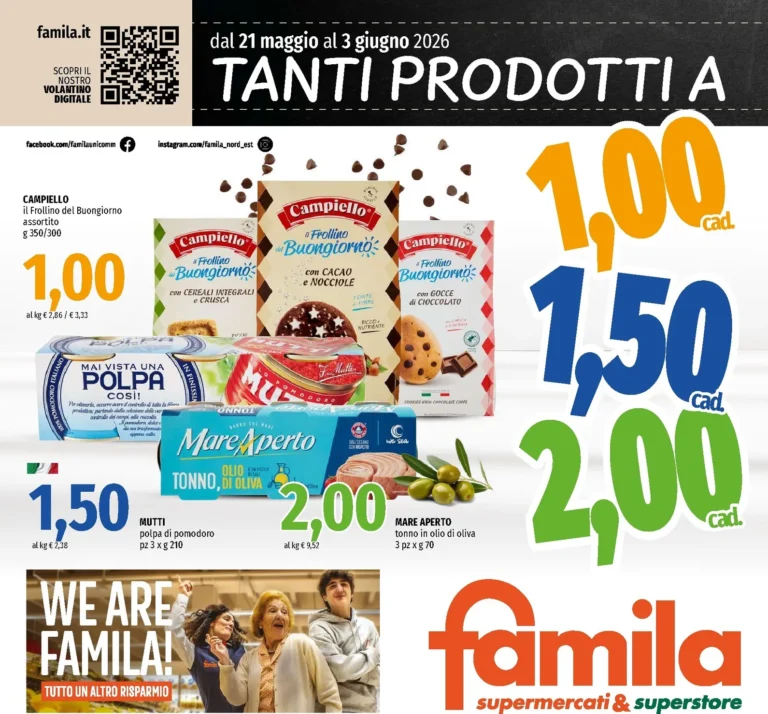 Famila Volantini dal 25.05.2026