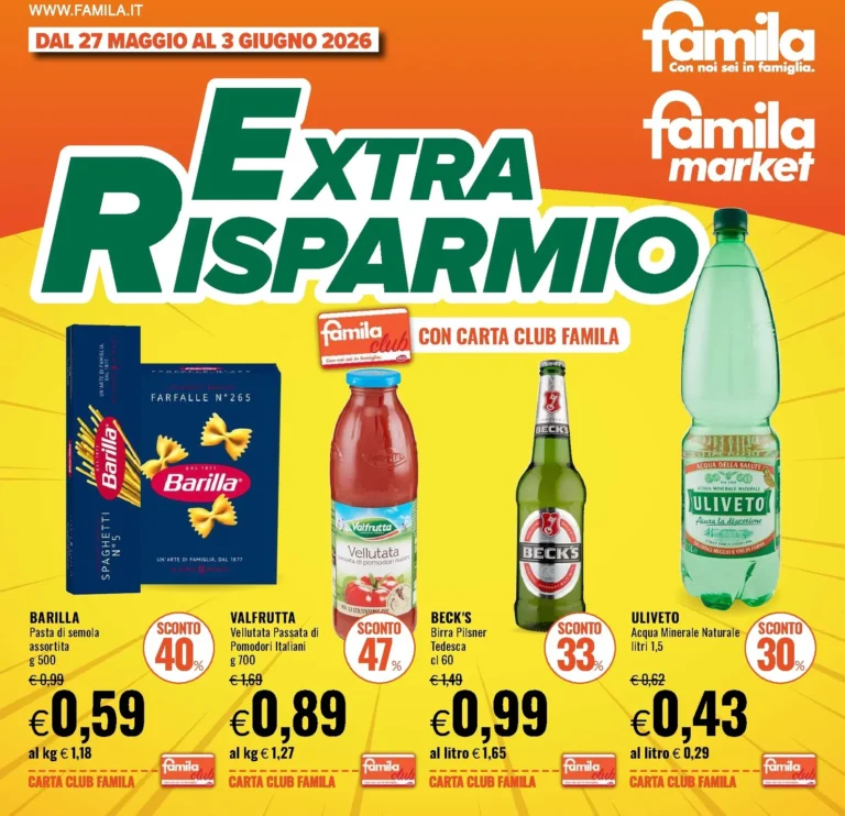 Famila Volantini dal 27.05.2026