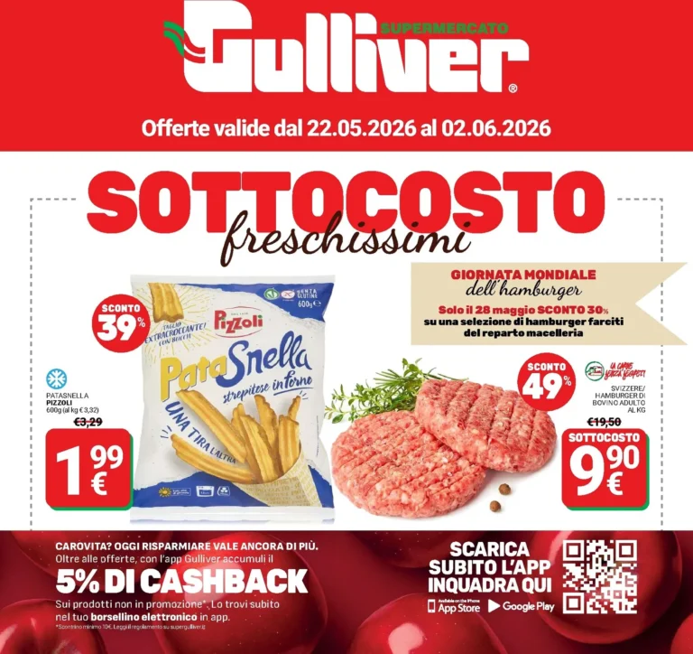 Gulliver Volantini dal 22.05.2026