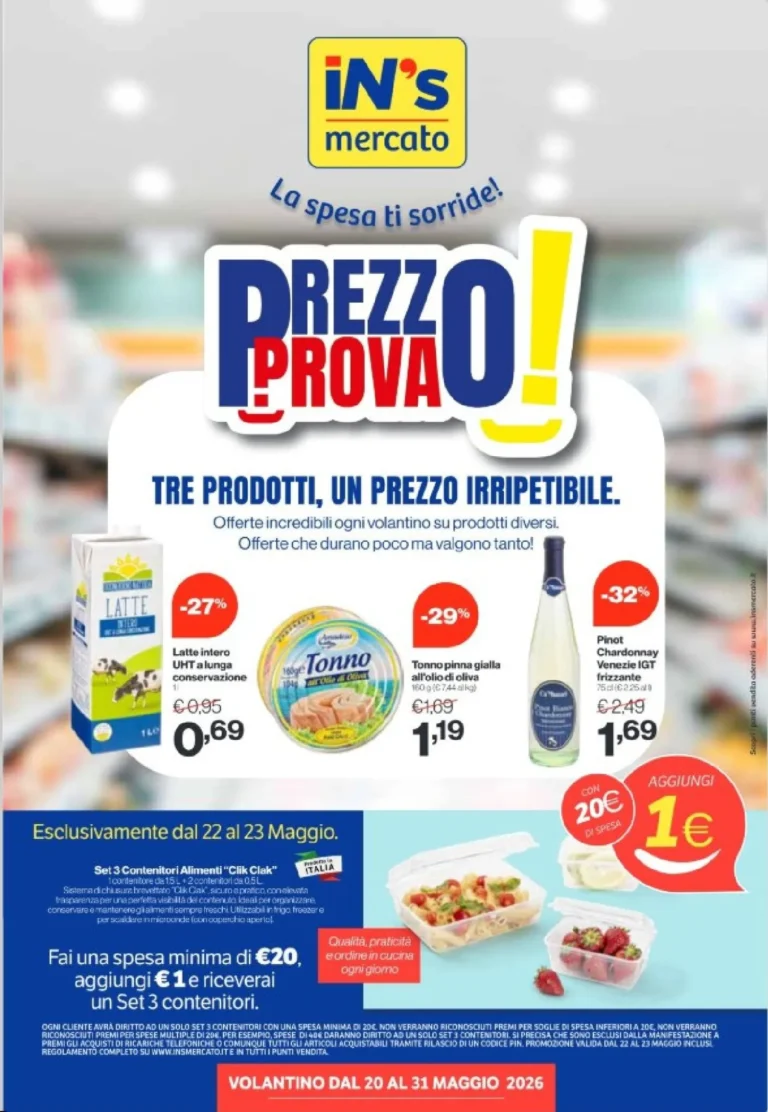 IN’s Volantini dal 20.05.2026