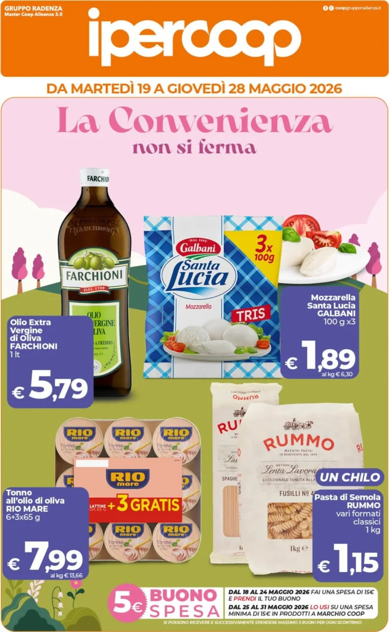 Ipercoop Volantini dal 19.05.2026