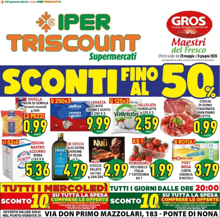 Ipertriscount Volantini dal 29.05.2026