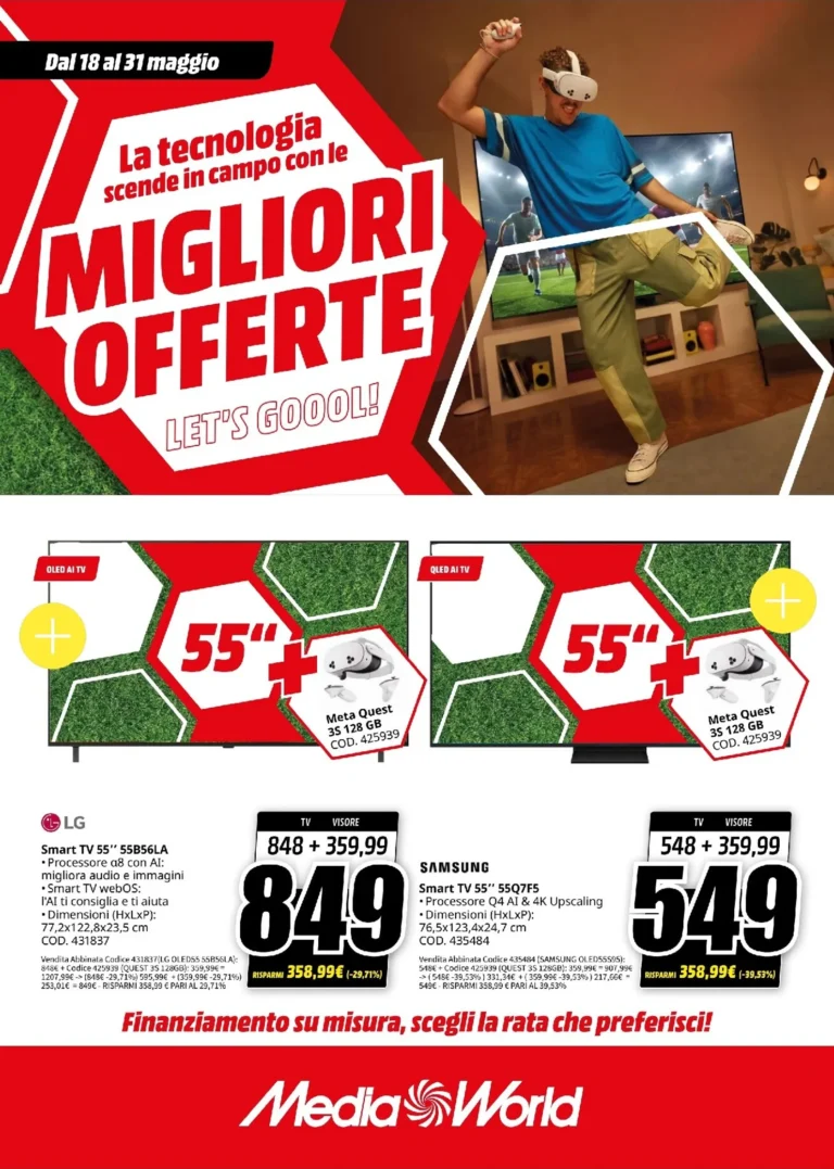 Mediaworld Volantini dal 18.05.2026