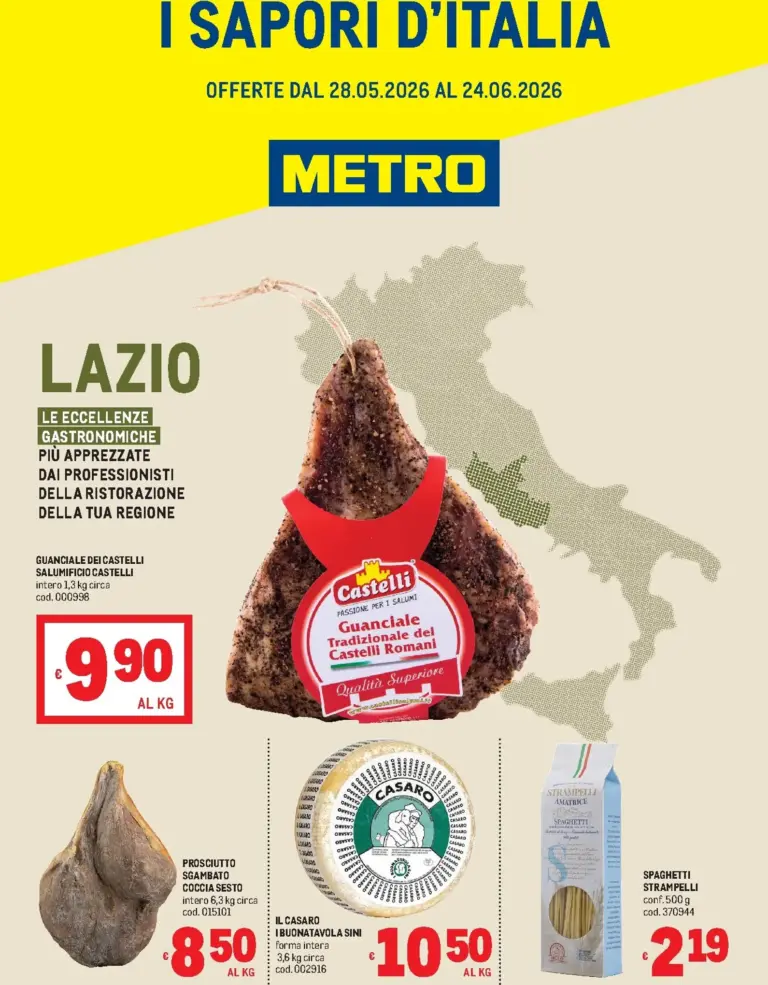 Metro Volantini dal 28.05.2026