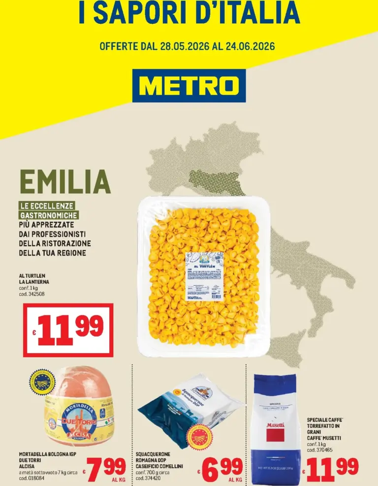 Metro Volantini dal 28.05.2026