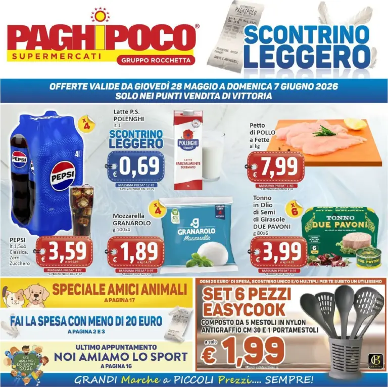 Paghi Poco Volantini dal 28.05.2026