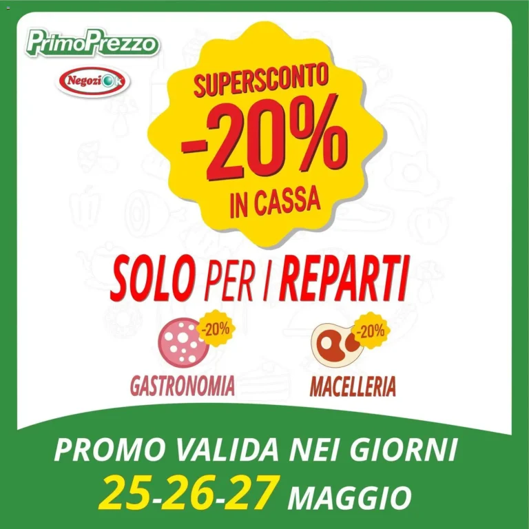 Primo Prezzo Volantino dal 25.05.2026
