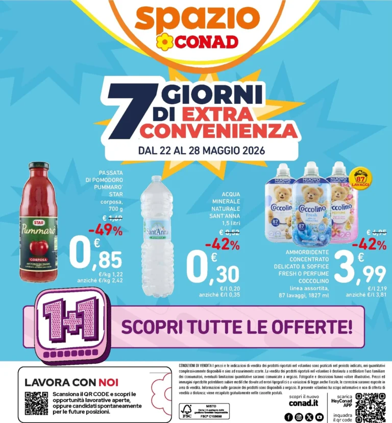 Spazio Conad Volantini dal 22.05.2026