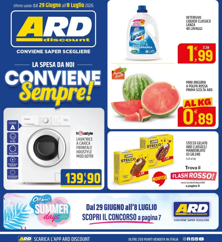 Ard Discount Volantini dal 29.06.2026