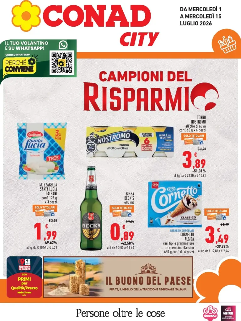 Conad Volantini dal 01.07.2026