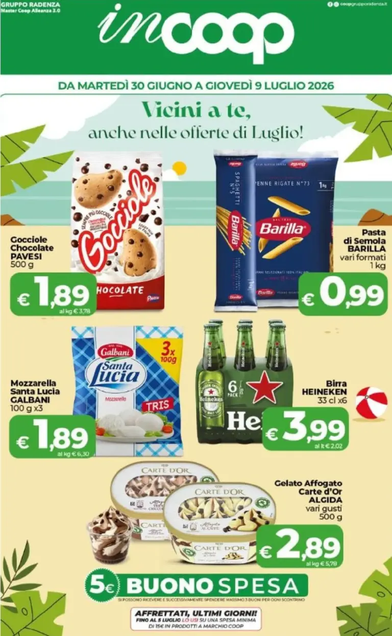 Coop Volantini dal 30.06.2026