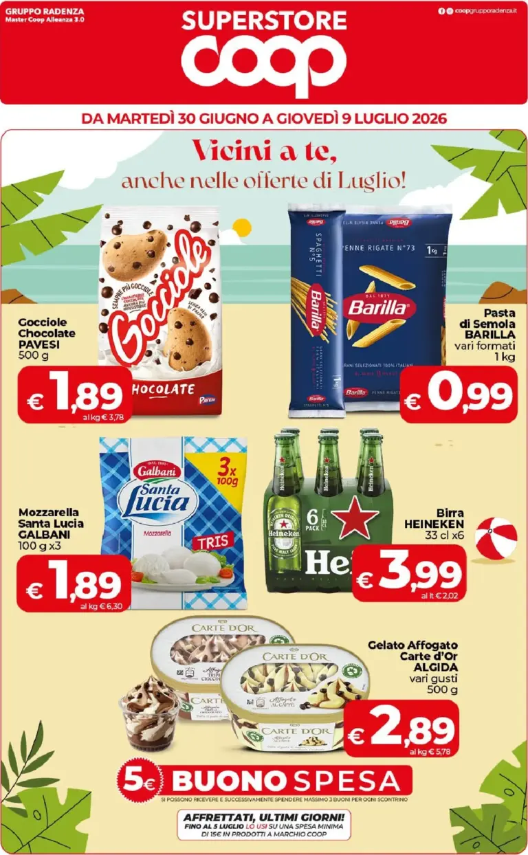 Coop Volantini dal 30.06.2026