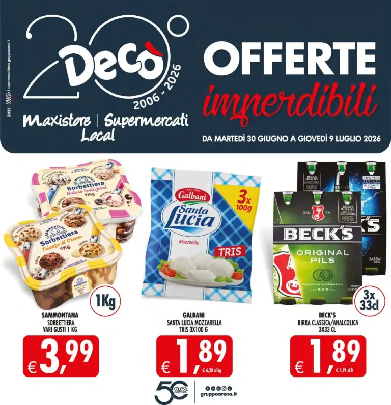 Decò Volantini dal 30.06.2026