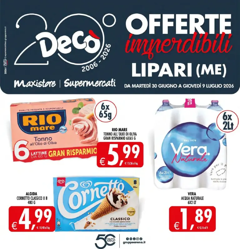 Decò Volantini dal 30.06.2026