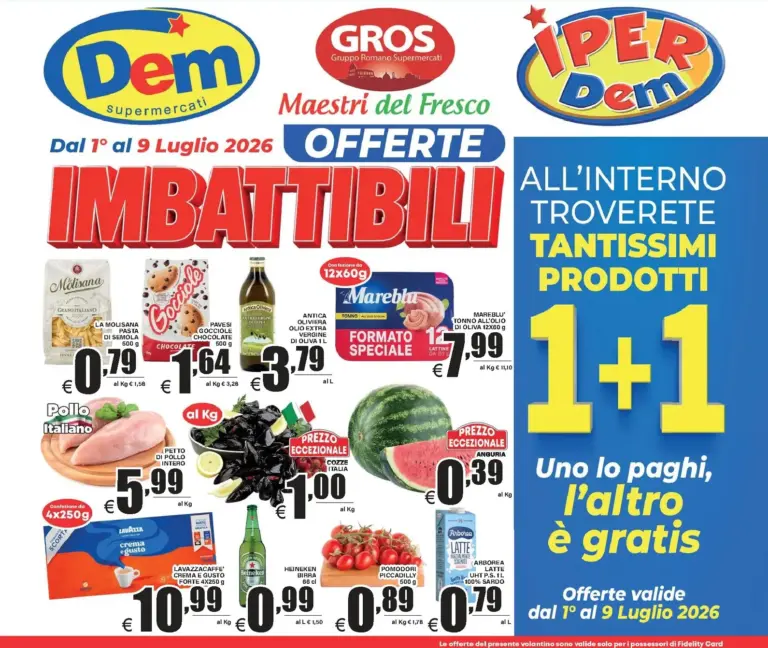 DEM Volantini dal 01.07.2026