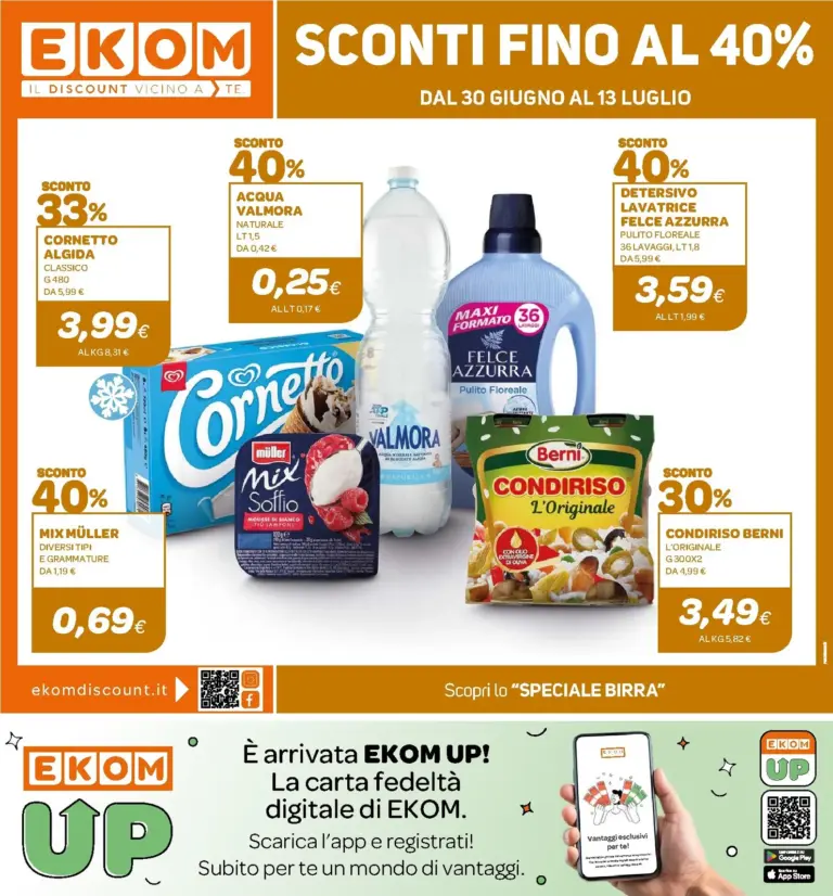 Ekom Volantini dal 30.06.2026