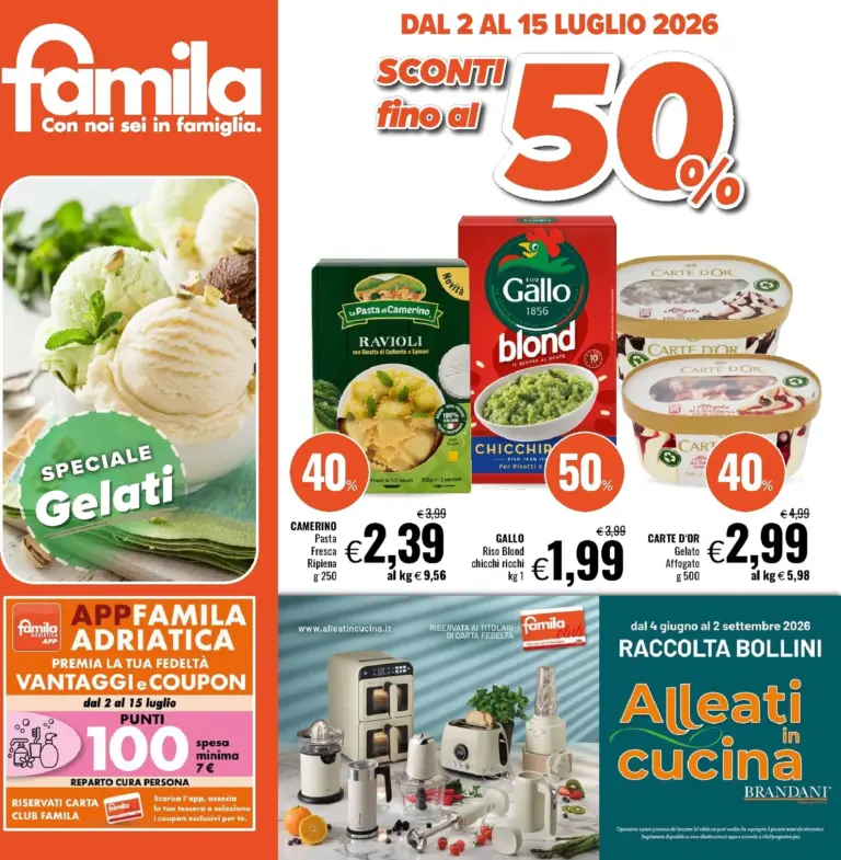 Famila Volantini dal 02.07.2026