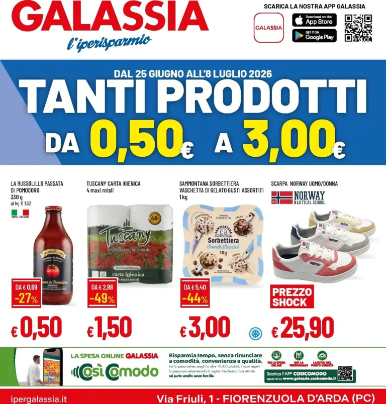 Galassia Volantini dal 25.06.2026