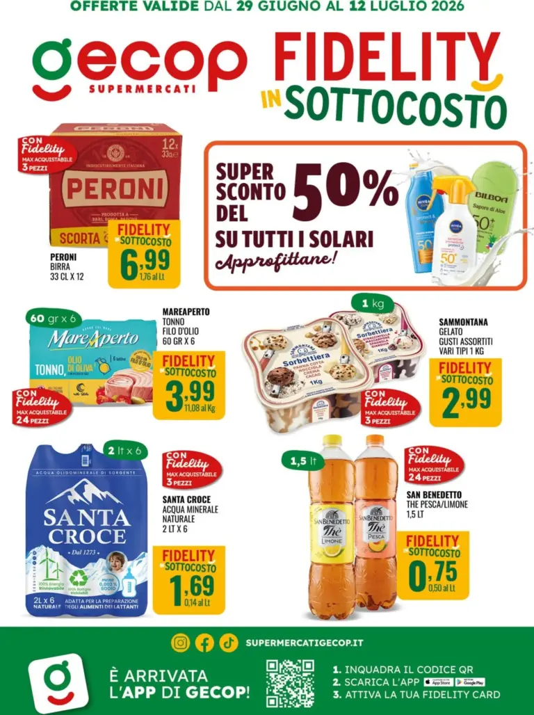 Gecop Volantini dal 29.06.2026