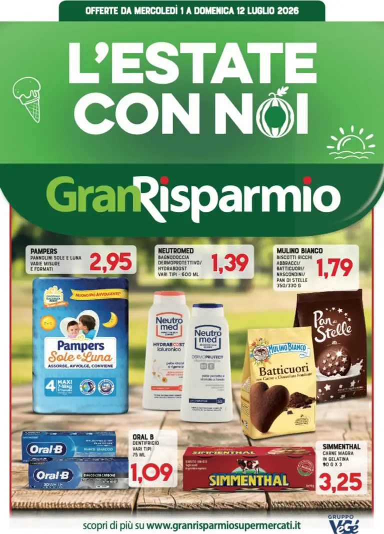 Gran Risparmio Volantini dal 01.07.2026