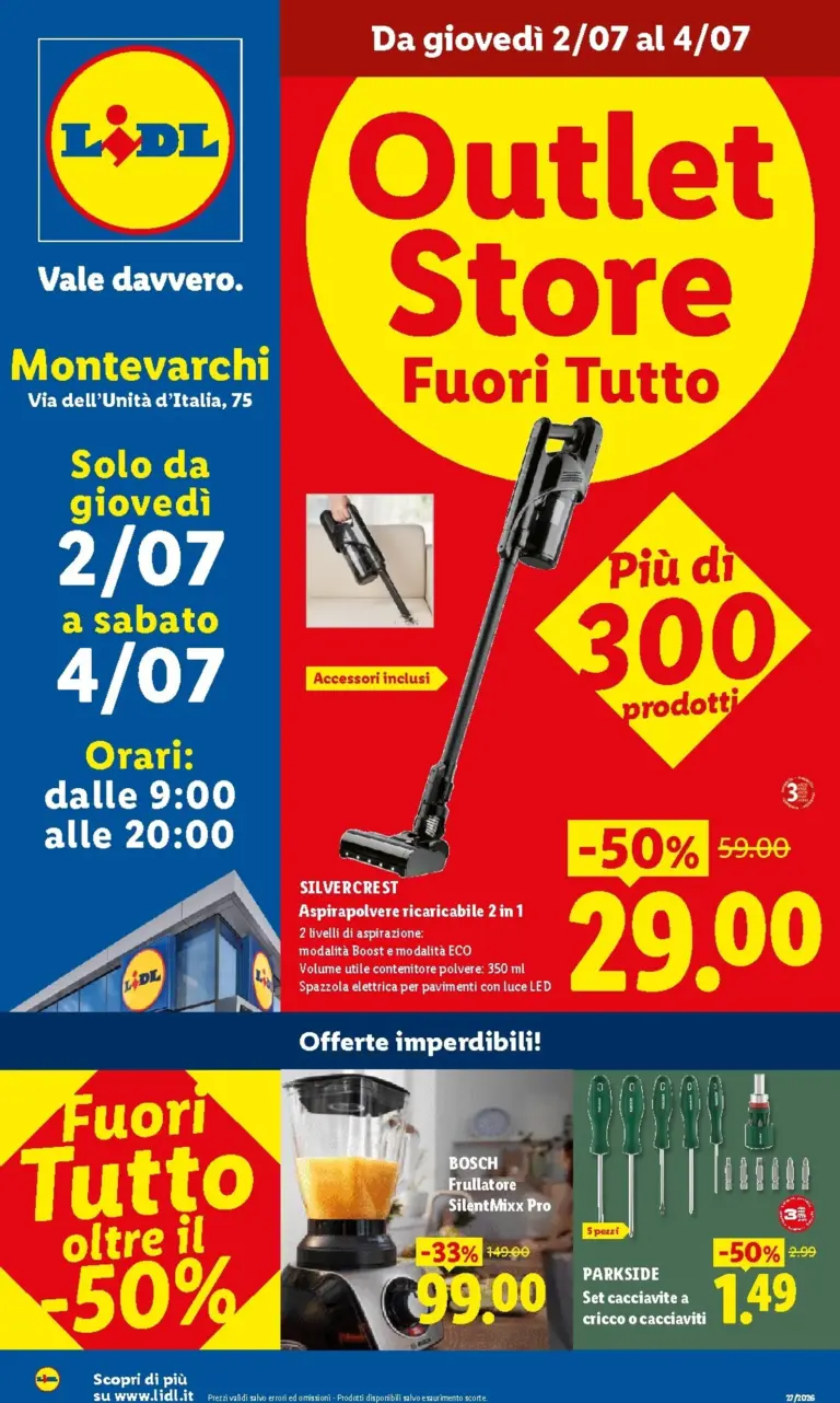 Lidl Volantini dal 02.07.2026