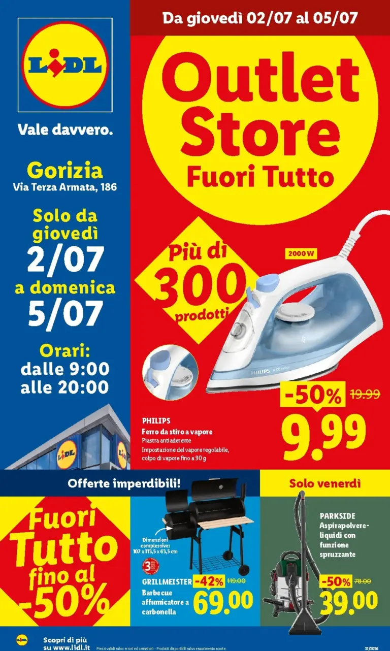 Lidl Volantini dal 02.07.2026