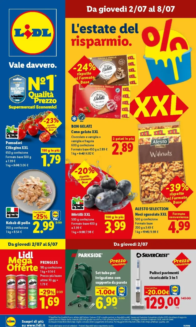 Lidl Volantini dal 02.07.2026