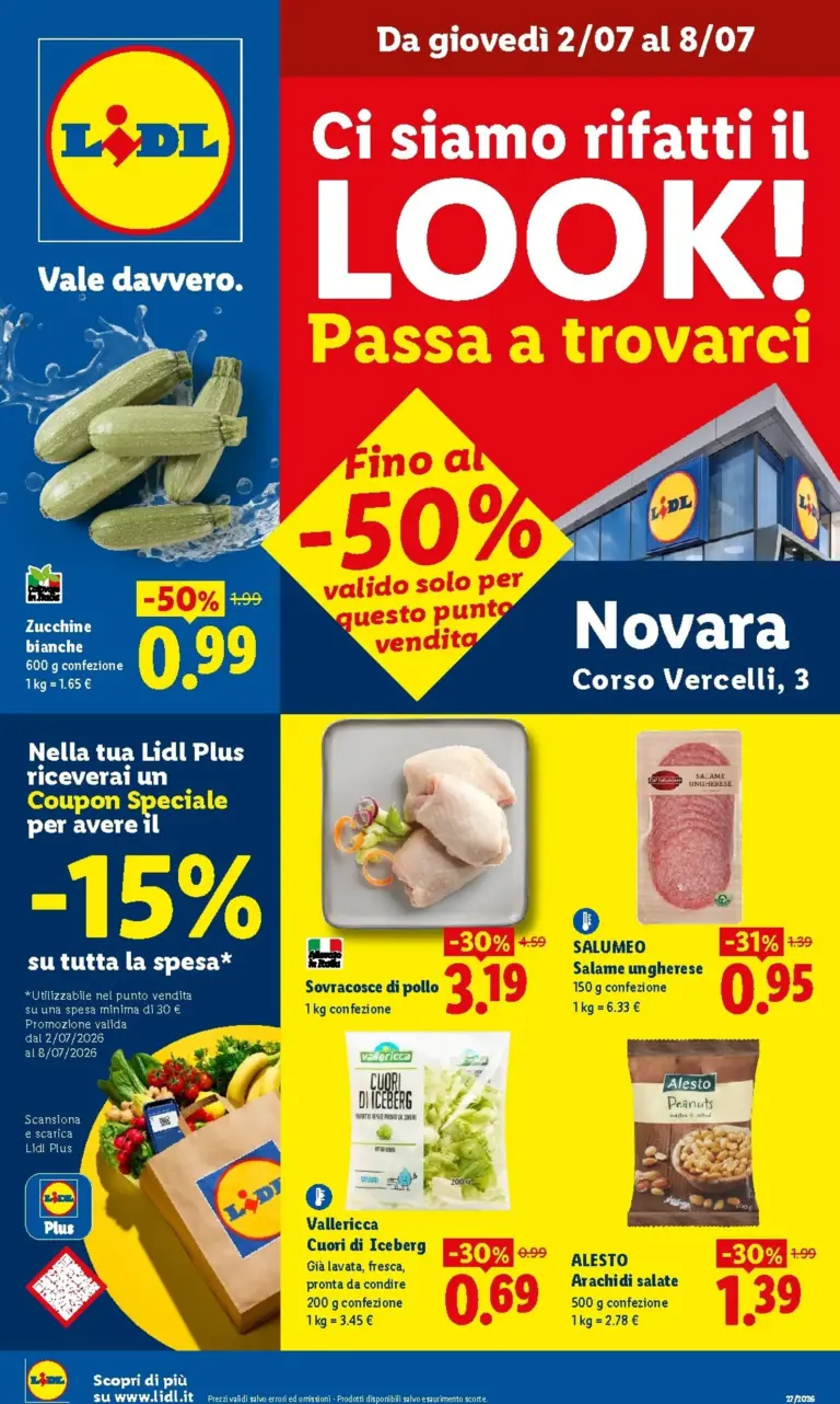 Lidl Volantini dal 02.07.2026