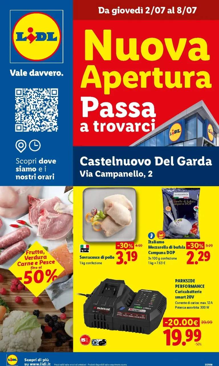 Lidl Volantini dal 02.07.2026