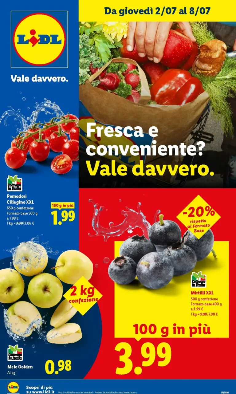 Lidl Volantini dal 02.07.2026