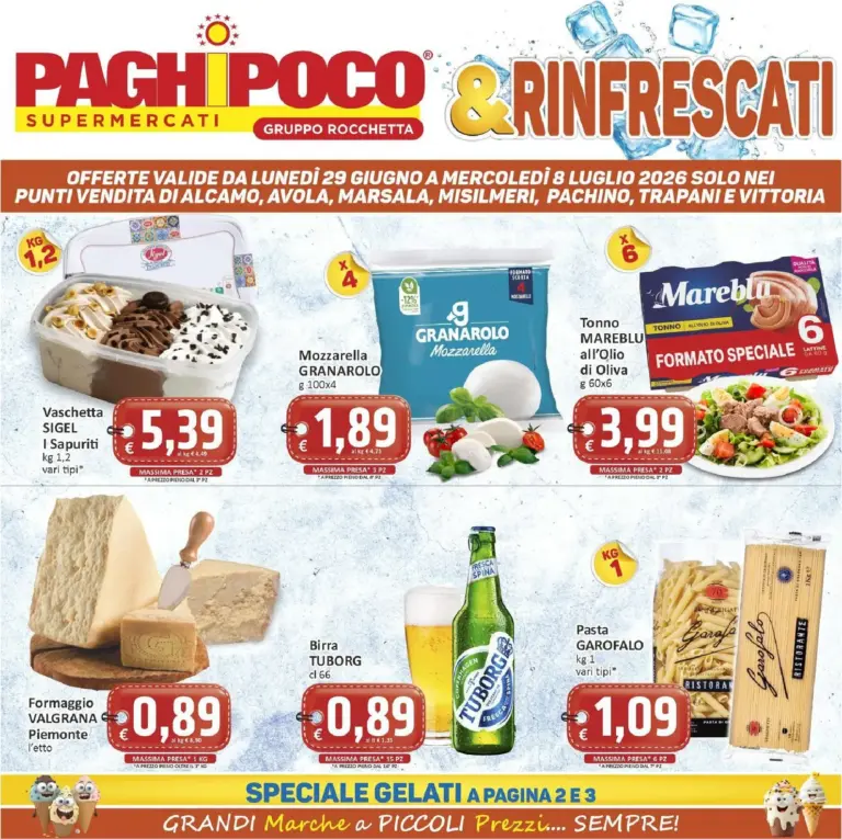 Paghi Poco Volantini dal 29.06.2026