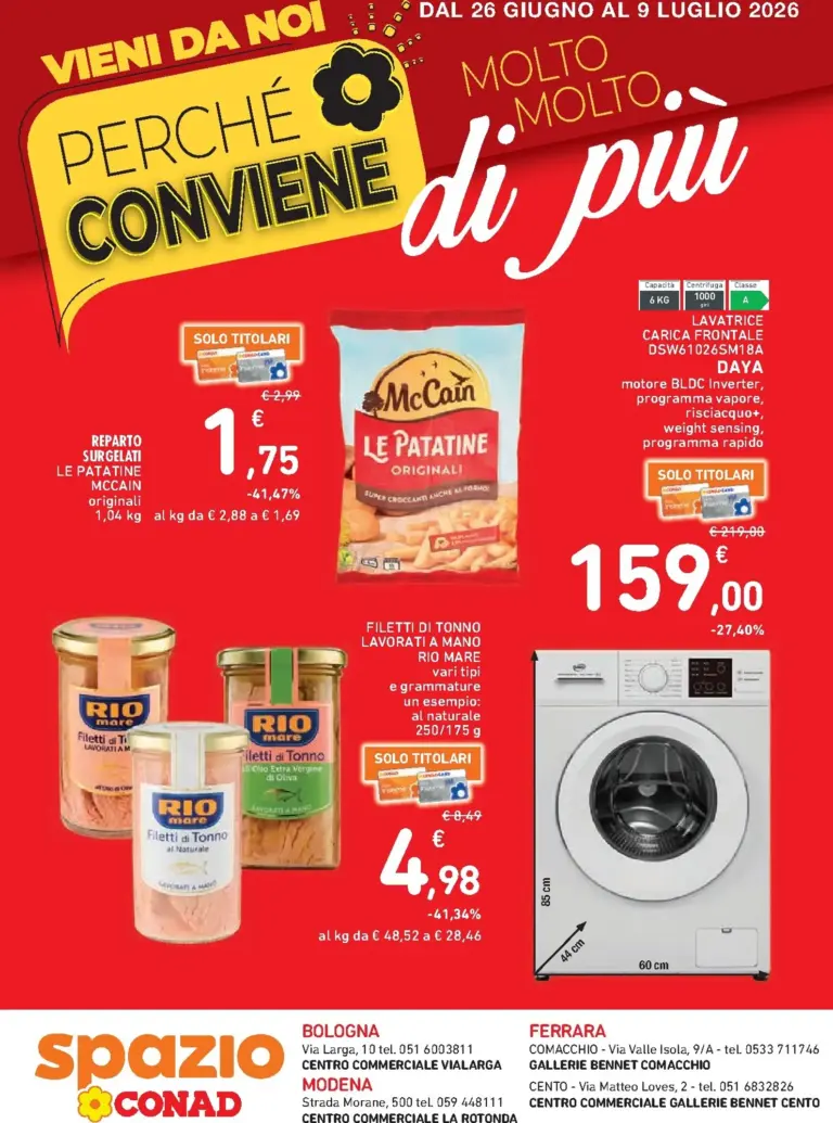Spazio Conad Volantini dal 26.06.2026