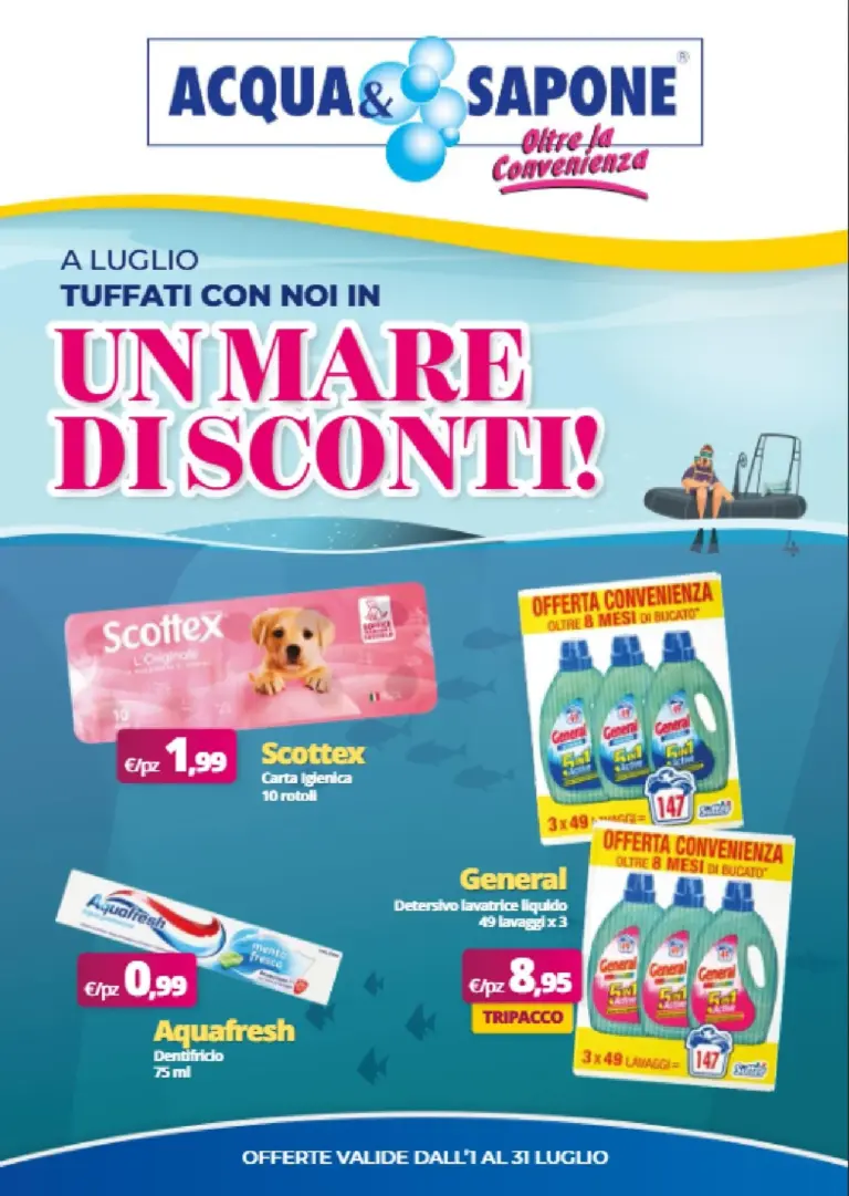 Acqua e Sapone Volantini dal 01.07.2026