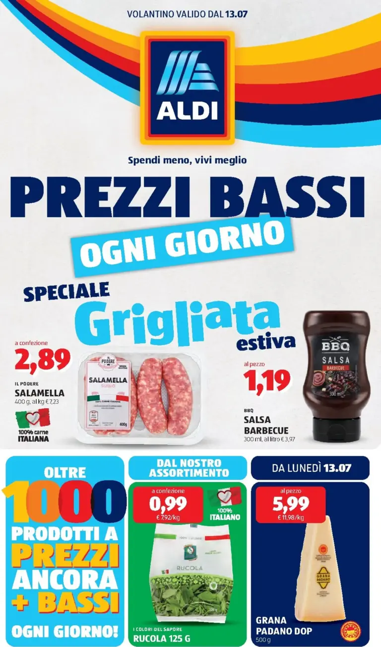 Aldi Volantini dal 13.07.2026