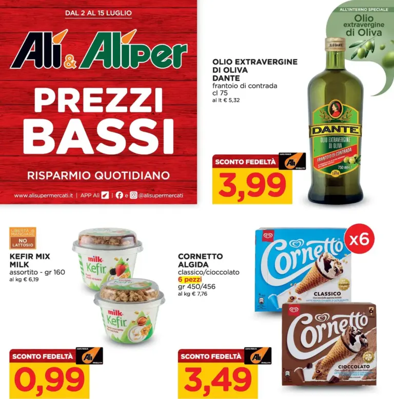 Ali Aliper Volantini dal 02.07.2026