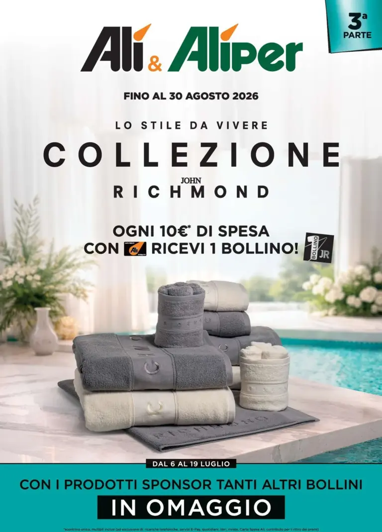 Ali Aliper Volantini dal 06.07.2026