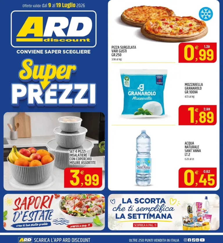 Ard Discount Volantini dal 09.07.2026