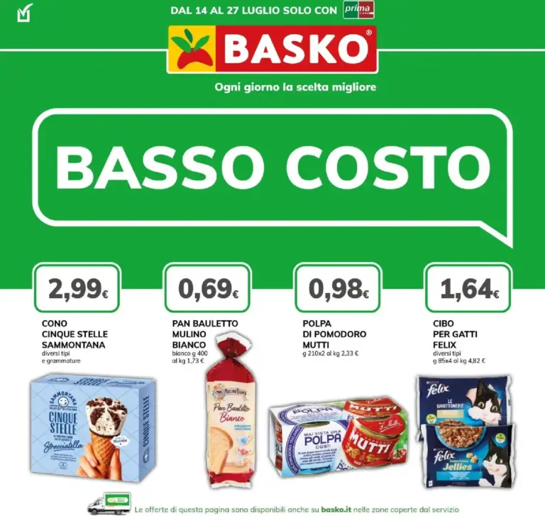 Basko Volantini dal 14.07.2026