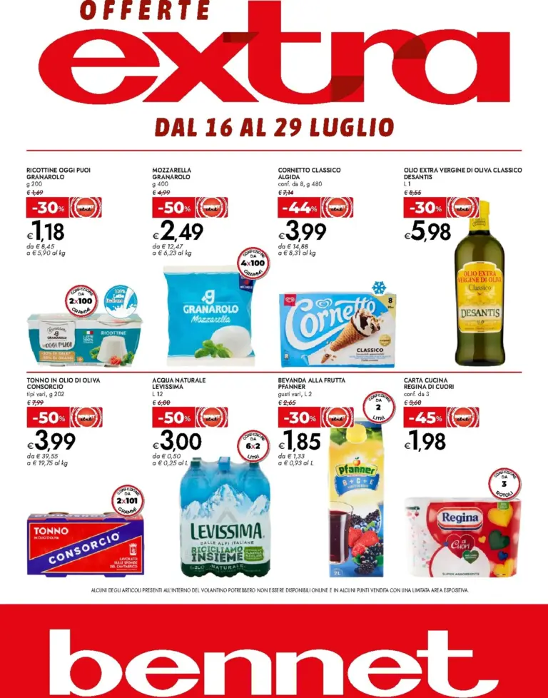 Bennet Volantini dal 16.07.2026