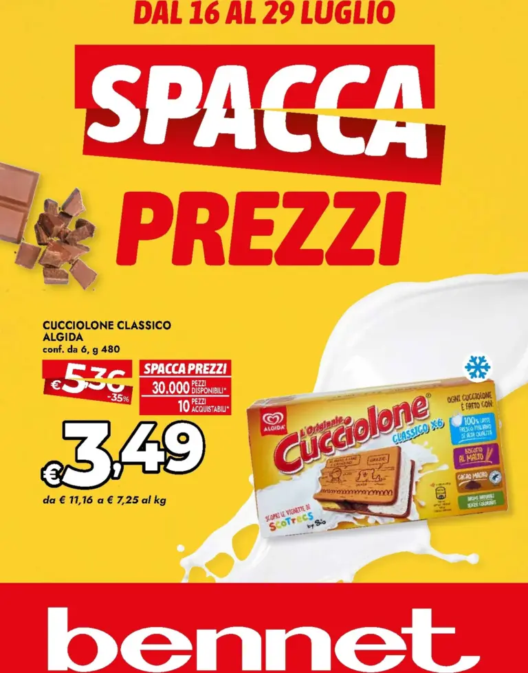 Bennet Volantini dal 16.07.2026