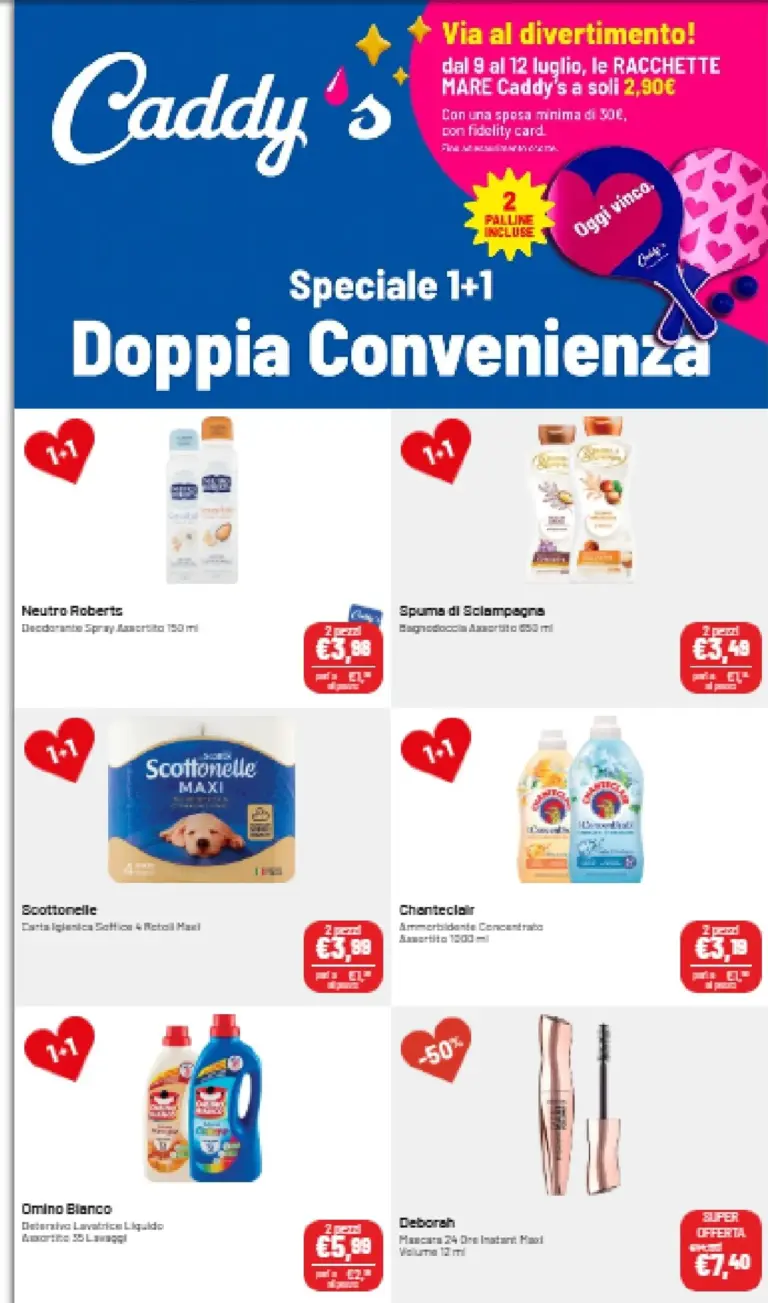 Caddy’s Volantini dal 13.07.2026