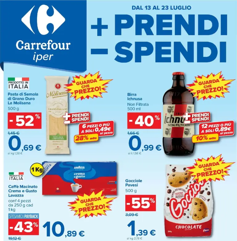 Carrefour Volantini dal 13.07.2026